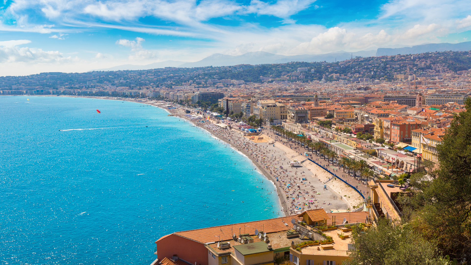 Vue panoramique de Nice et sa baie